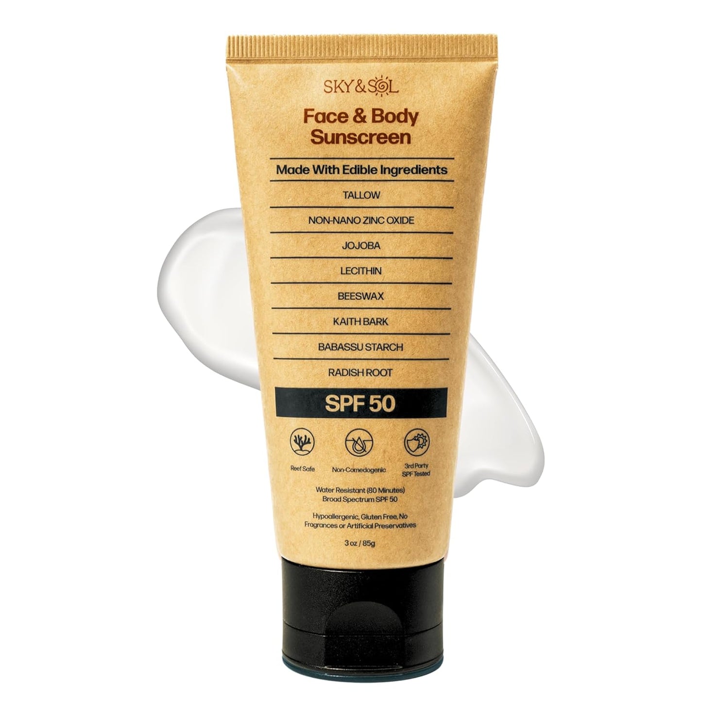 Sky and Sol Mineral Sunscreen SPF 50